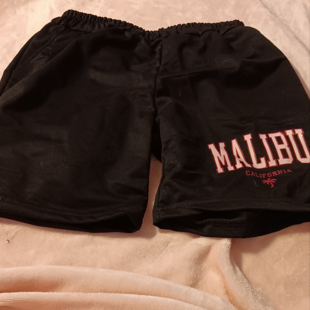 Black Malibu Shorts
